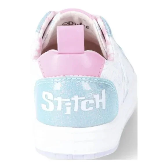 Disney Stitch Toddler Girls Slip-On Court Sneakers  New - Picture 2 of 3